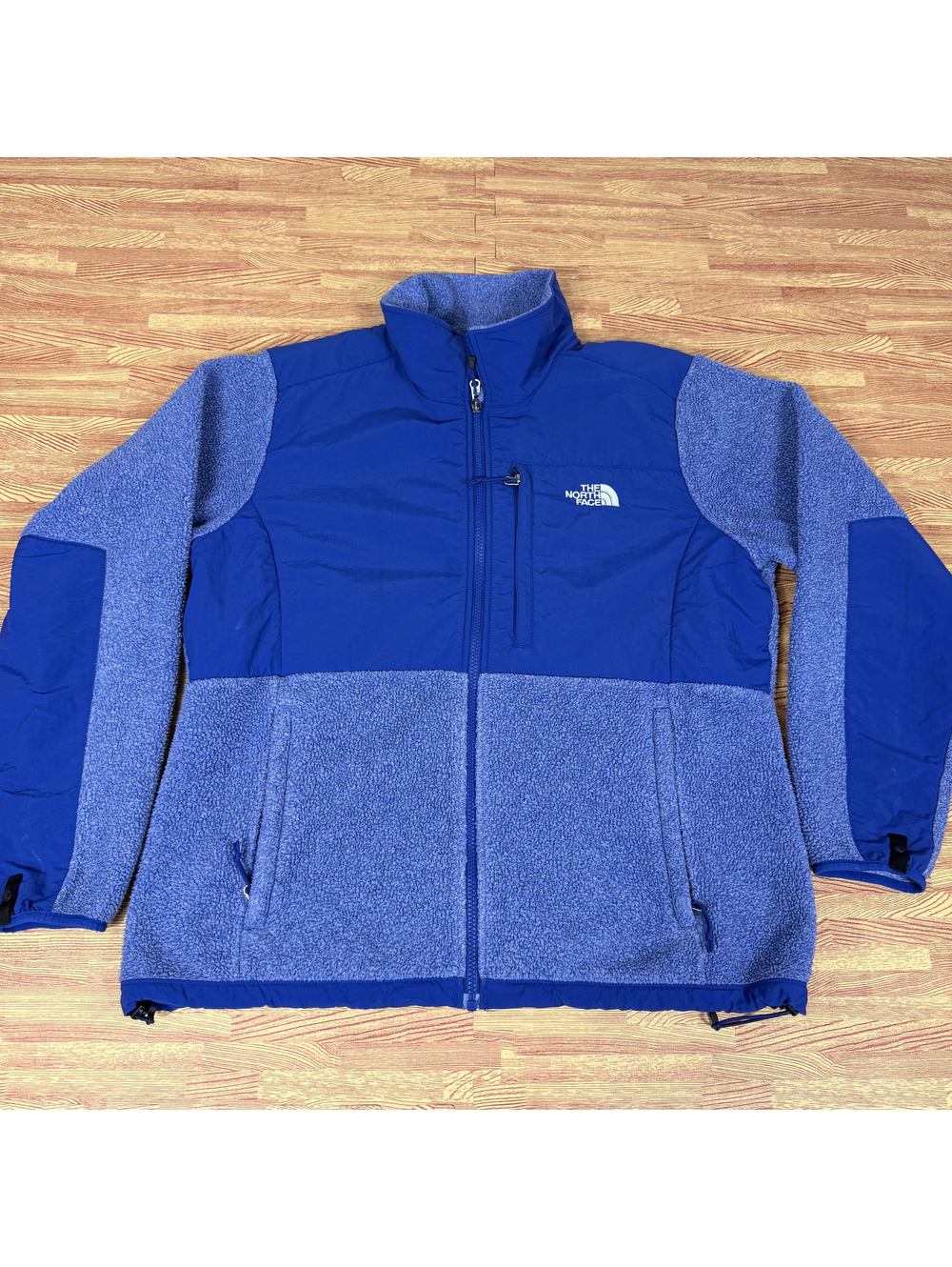 The North Face Denali Polartec Recycled Fleece Jacket Womens XL Blue